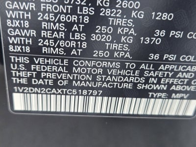 2026 Volkswagen Atlas 2.0T SE