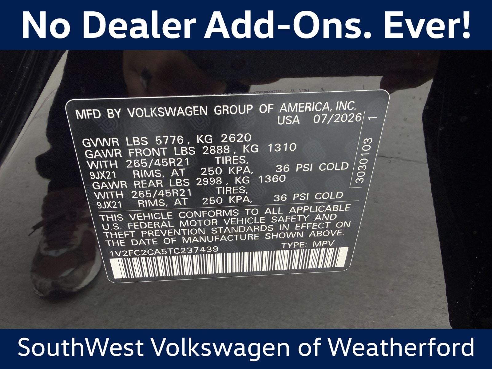 2026 Volkswagen Atlas Cross Sport 2.0T SEL Premium R-Line