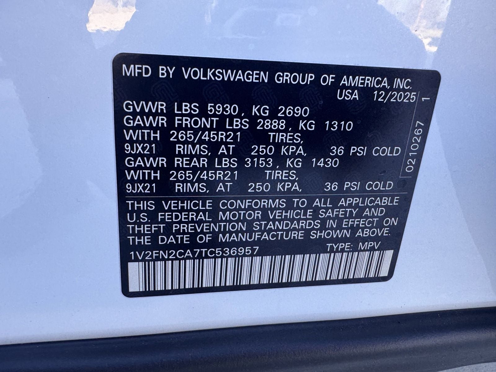 2026 Volkswagen Atlas 2.0T SEL Premium R-Line