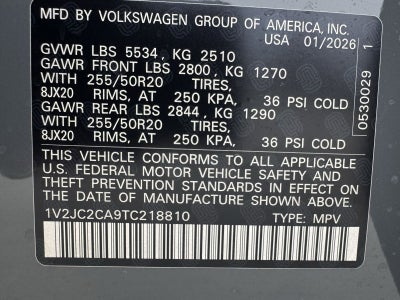 2026 Volkswagen Atlas Cross Sport 2.0T SE W/TECHNOLOGY