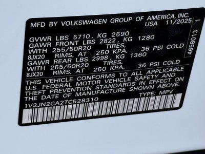 2026 Volkswagen Atlas 2.0T SE W/TECHNOLOGY