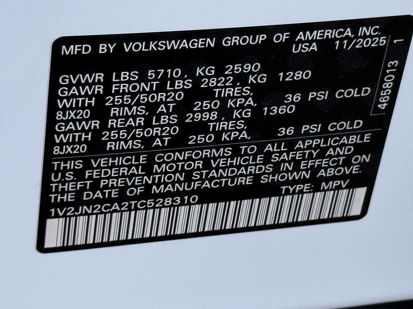 2026 Volkswagen Atlas 2.0T SE W/TECHNOLOGY