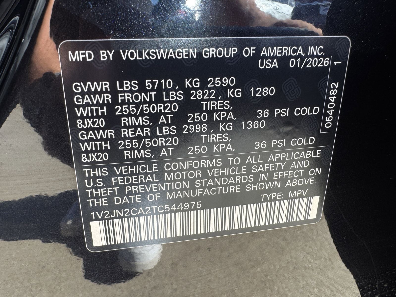 2026 Volkswagen Atlas 2.0T SE W/TECHNOLOGY