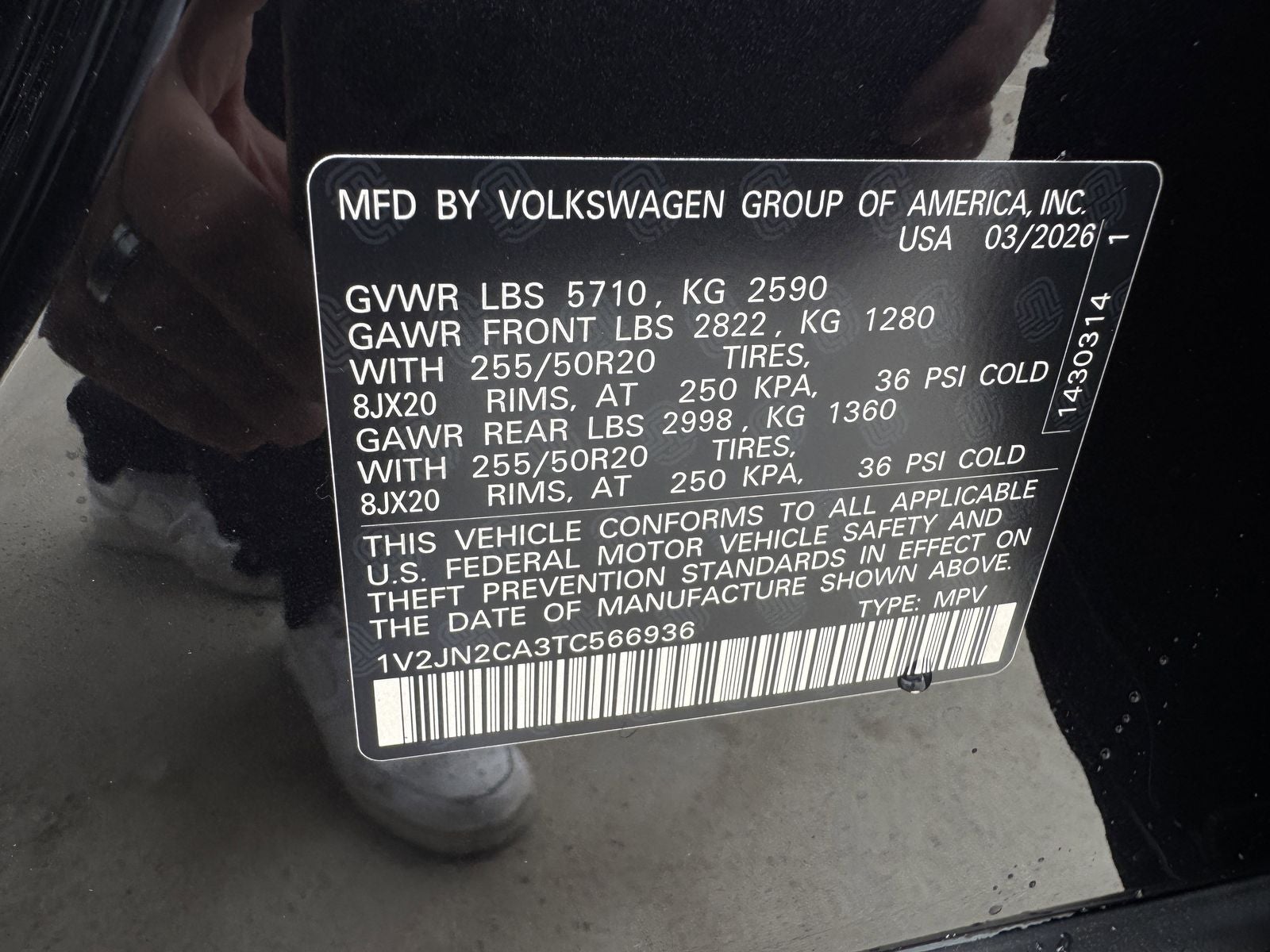 2026 Volkswagen Atlas 2.0T SE W/TECHNOLOGY
