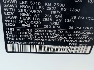 2026 Volkswagen Atlas 2.0T SE W/TECHNOLOGY