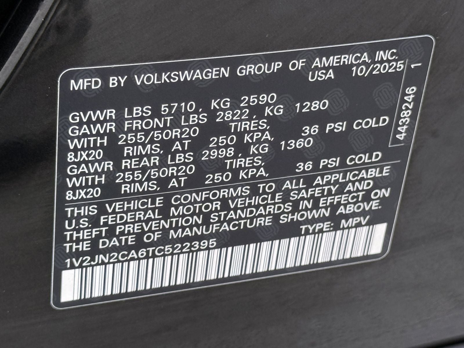 2026 Volkswagen Atlas 2.0T SE W/TECHNOLOGY