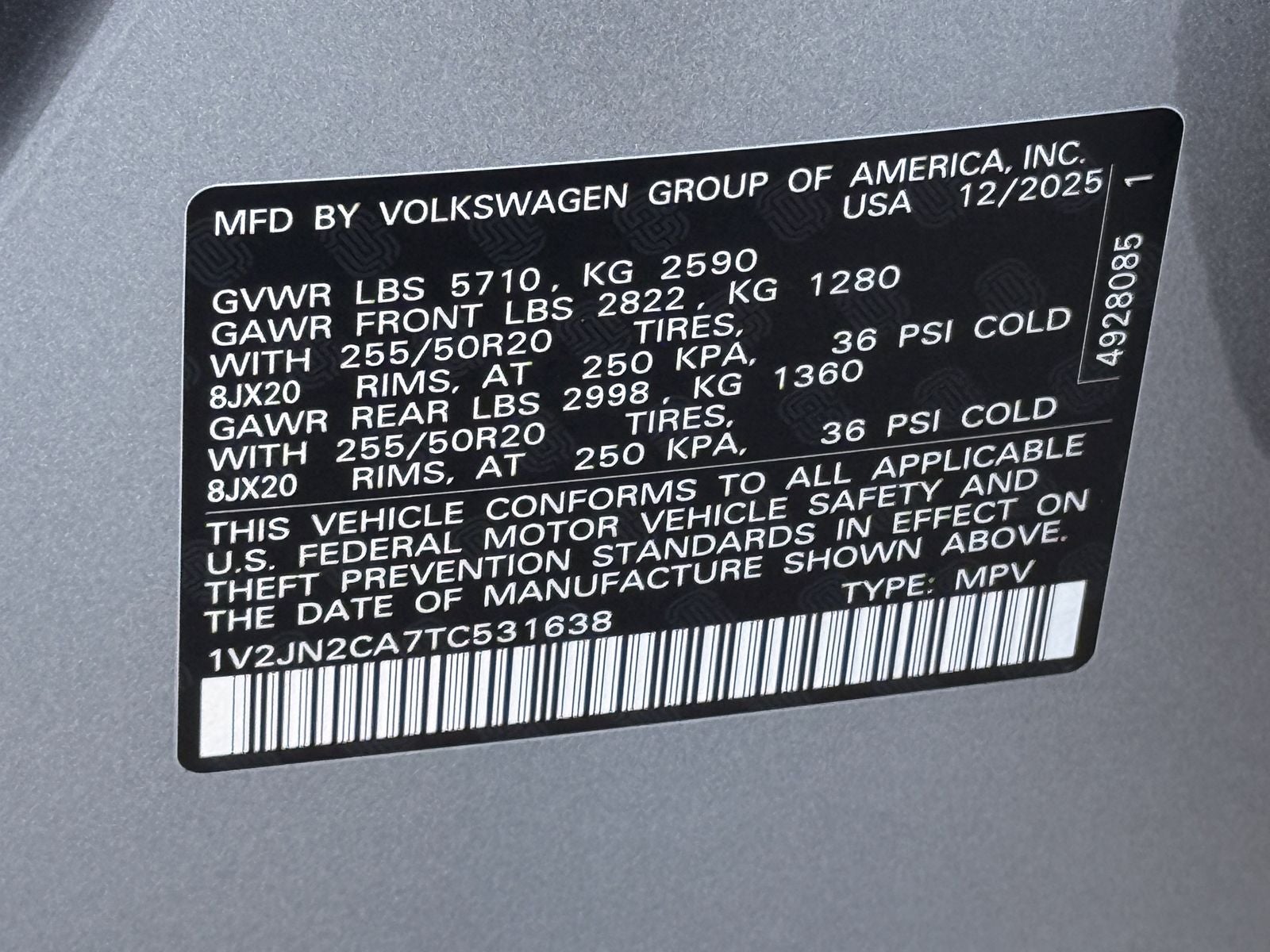 2026 Volkswagen Atlas 2.0T SE W/TECHNOLOGY