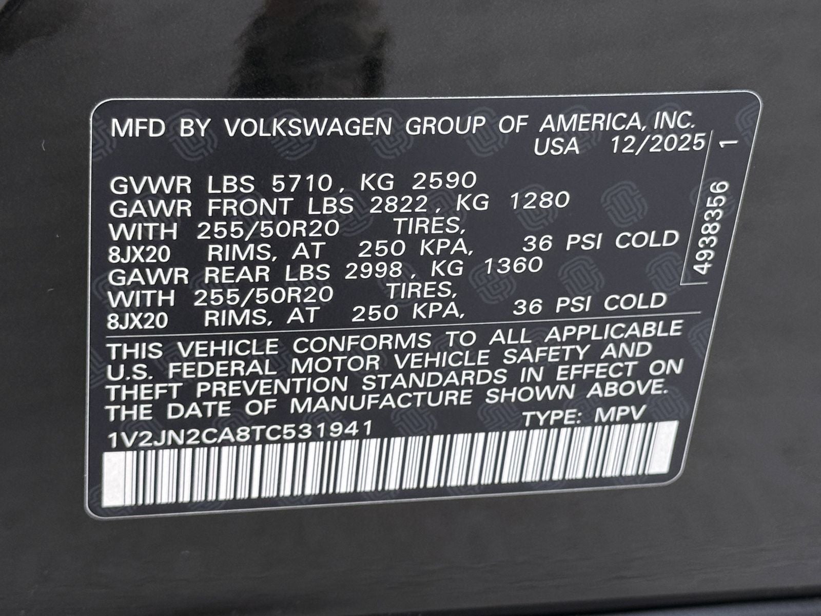 2026 Volkswagen Atlas 2.0T SE W/TECHNOLOGY