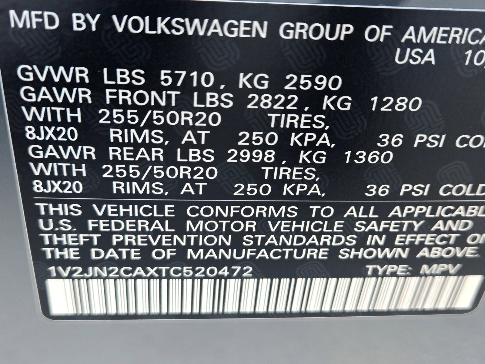2026 Volkswagen Atlas 2.0T SE W/TECHNOLOGY