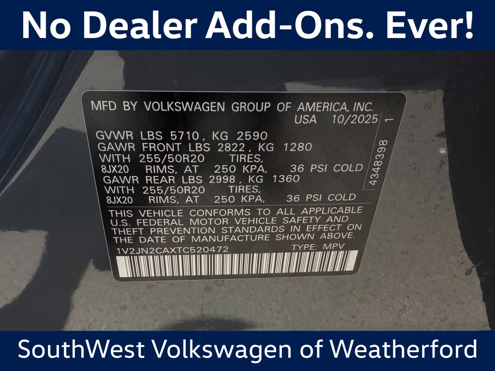 2026 Volkswagen Atlas 2.0T SE W/TECHNOLOGY