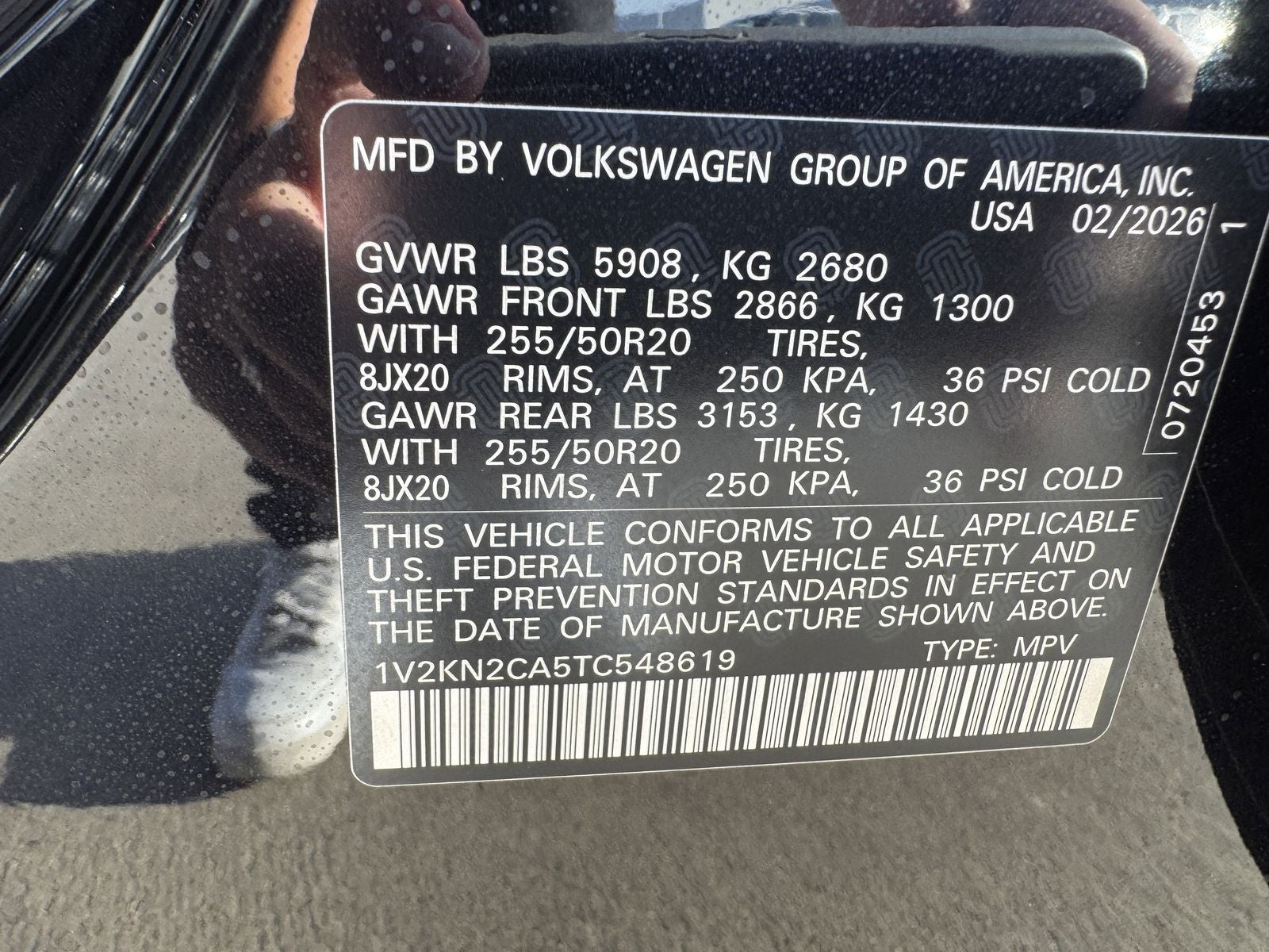 2026 Volkswagen Atlas 2.0T SE W/TECHNOLOGY