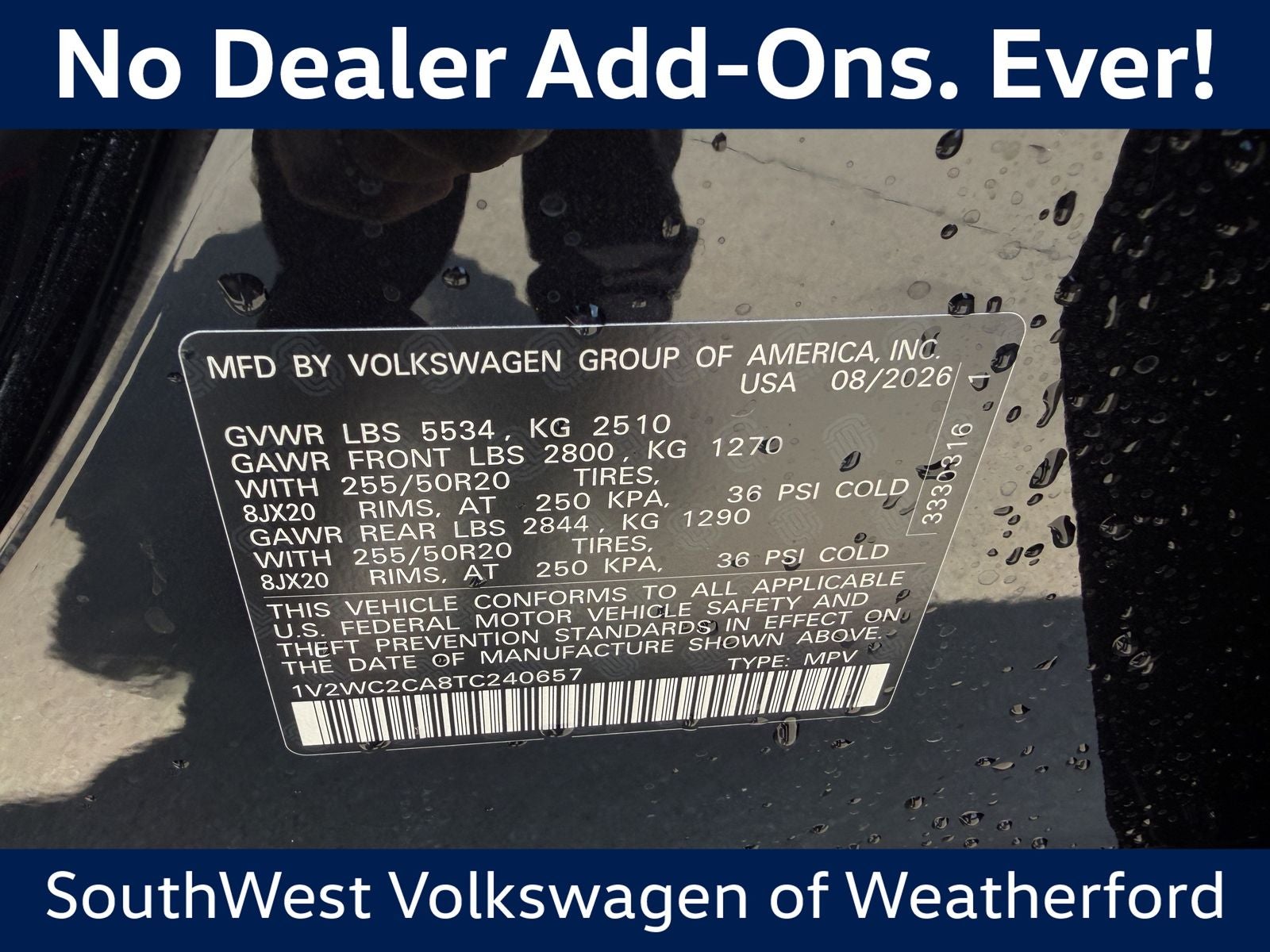 2026 Volkswagen Atlas Cross Sport 2.0T SE W/TECHNOLOGY