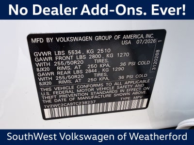 2026 Volkswagen Atlas Cross Sport 2.0T SE W/TECHNOLOGY