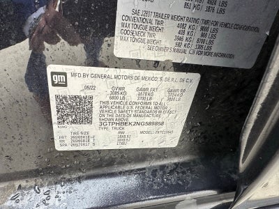 2022 GMC Sierra 1500 SLE