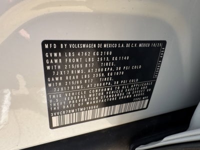 2026 Volkswagen Tiguan 2.0T S