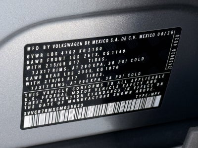 2025 Volkswagen Tiguan 2.0T S