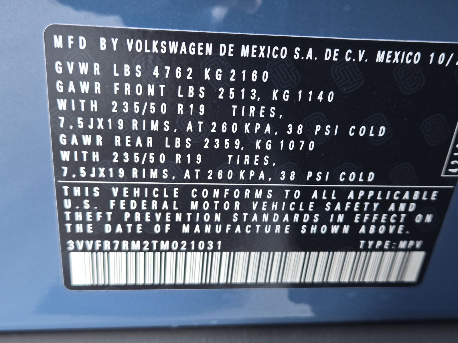 2026 Volkswagen Tiguan 2.0T SE