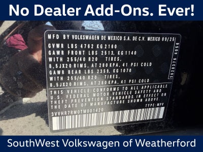 2026 Volkswagen Tiguan 2.0T SE R-Line Black