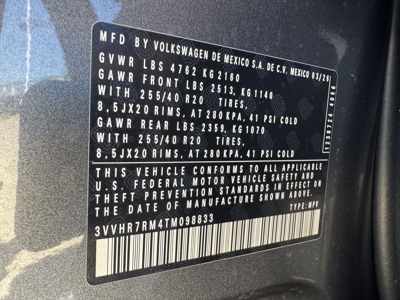 2026 Volkswagen Tiguan 2.0T SE R-Line Black