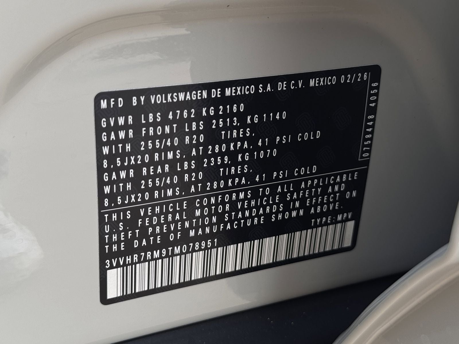 2026 Volkswagen Tiguan 2.0T SE R-Line Black