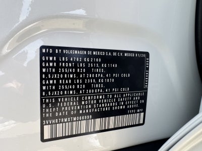 2026 Volkswagen Tiguan 2.0T SE R-Line Black