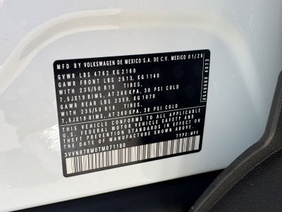 2026 Volkswagen Tiguan 2.0T SE