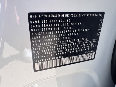 2026 Volkswagen Tiguan 2.0T SE