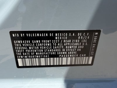 2026 Volkswagen Jetta GLI 2.0T Autobahn