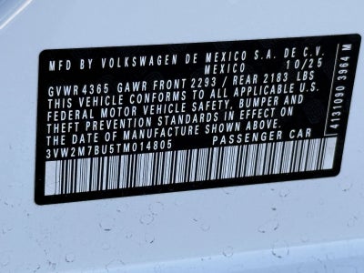 2026 Volkswagen Jetta GLI 2.0T Autobahn