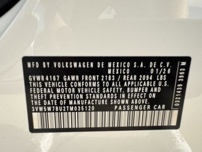 2026 Volkswagen Jetta 1.5T S