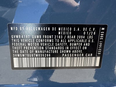 2026 Volkswagen Jetta 1.5T S