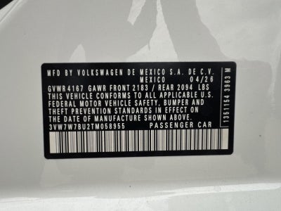 2026 Volkswagen Jetta 1.5T SE
