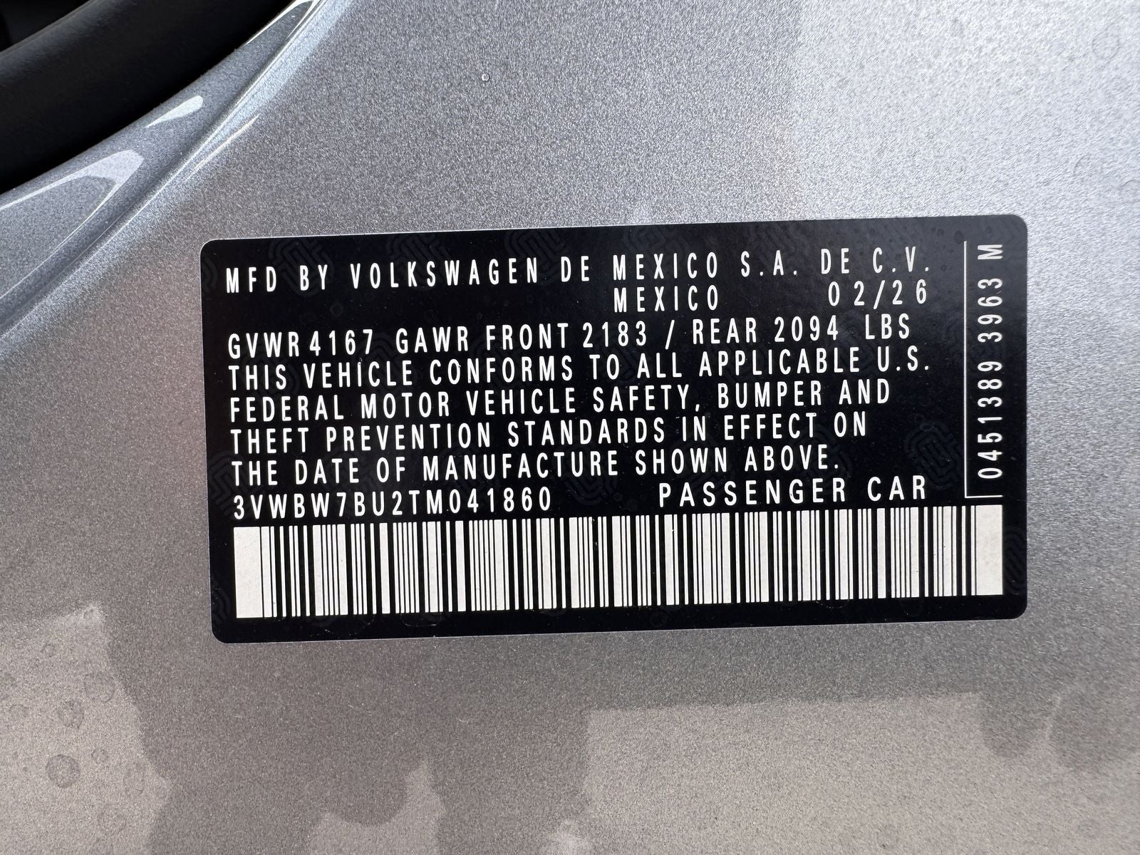 2026 Volkswagen Jetta 1.5T Sport