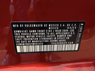 2026 Volkswagen Jetta 1.5T Sport