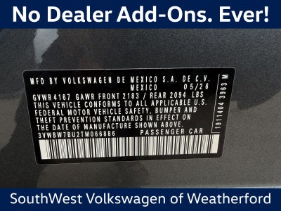 2026 Volkswagen Jetta 1.5T Sport