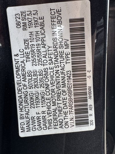 2024 Honda CR-V Hybrid Sport Touring