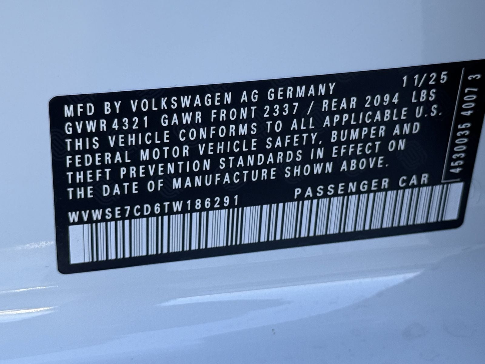 2026 Volkswagen Golf GTI 2.0T SE