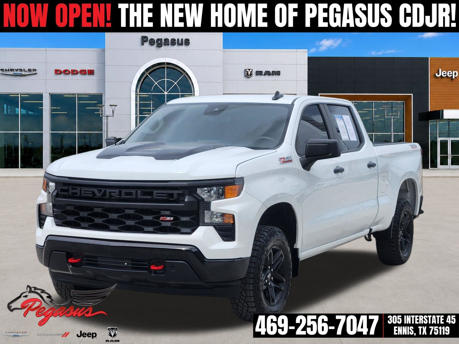 2023 Chevrolet Silverado 1500 4WD Crew Cab Standard Bed Custom Trail Boss