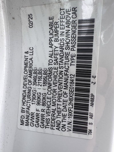 2025 Honda Civic Sport