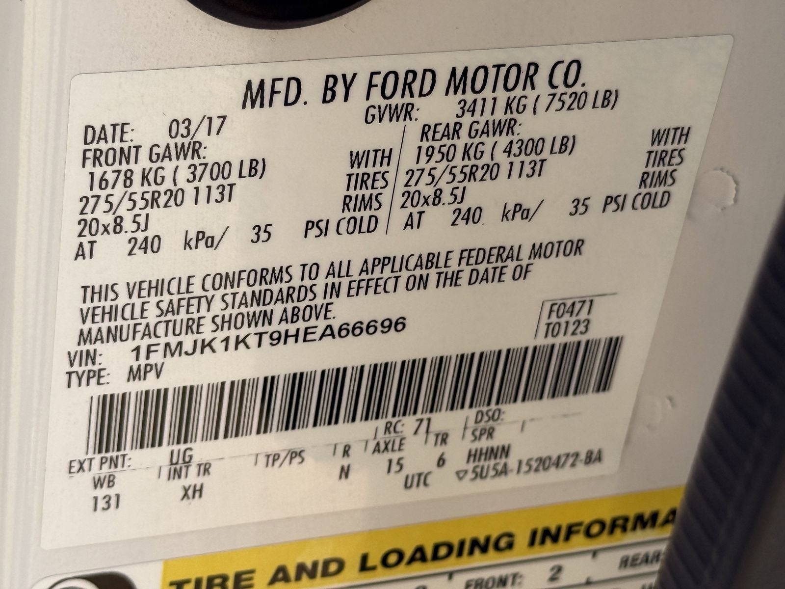 2017 Ford Expedition EL Limited