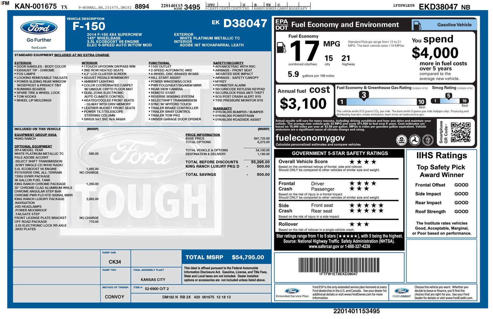 2014 Ford F-150 King Ranch®