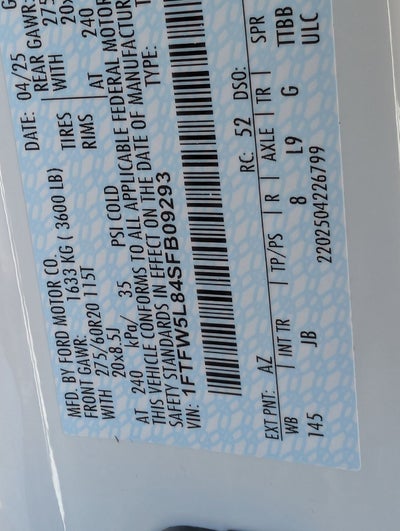 2025 Ford F-150 Lariat