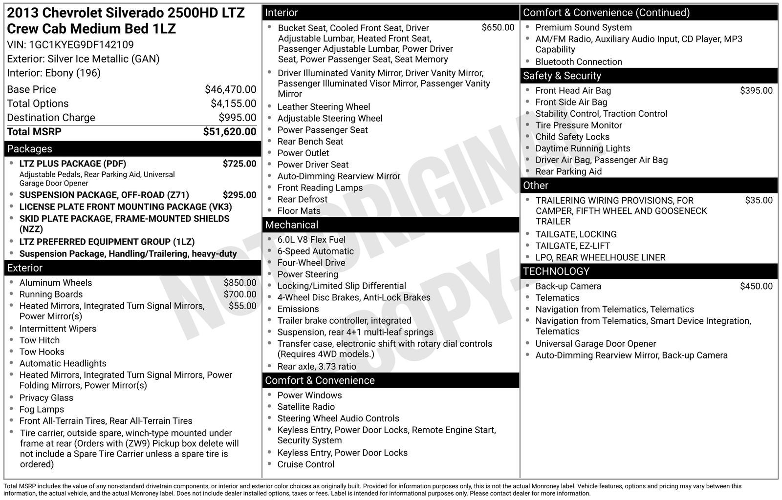 2013 Chevrolet Silverado 2500HD LTZ