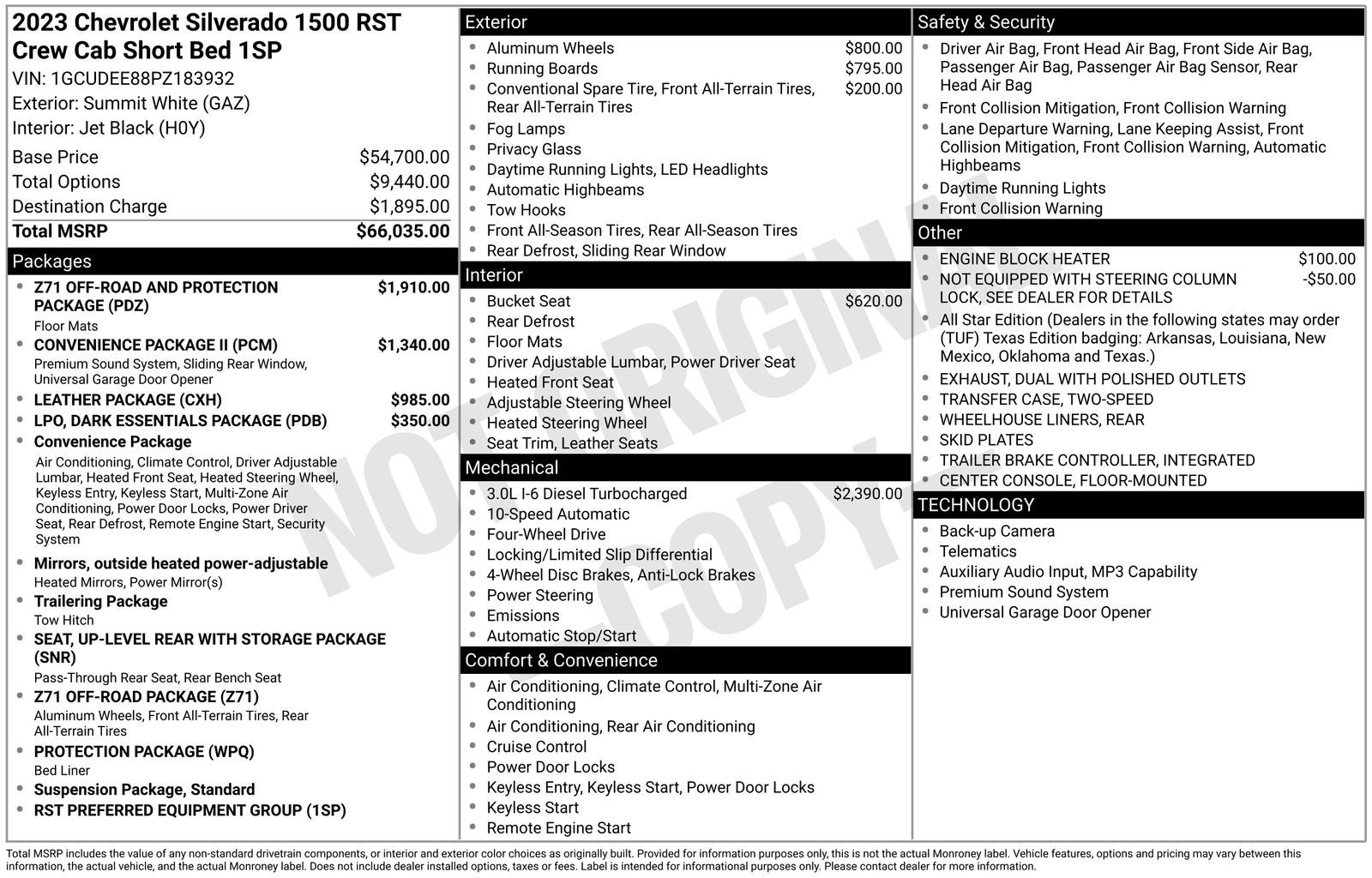 2023 Chevrolet Silverado 1500 RST