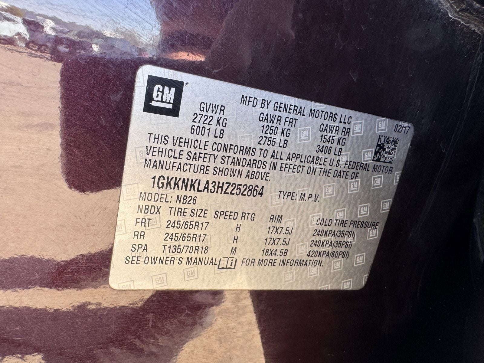 2017 GMC Acadia SLE-1