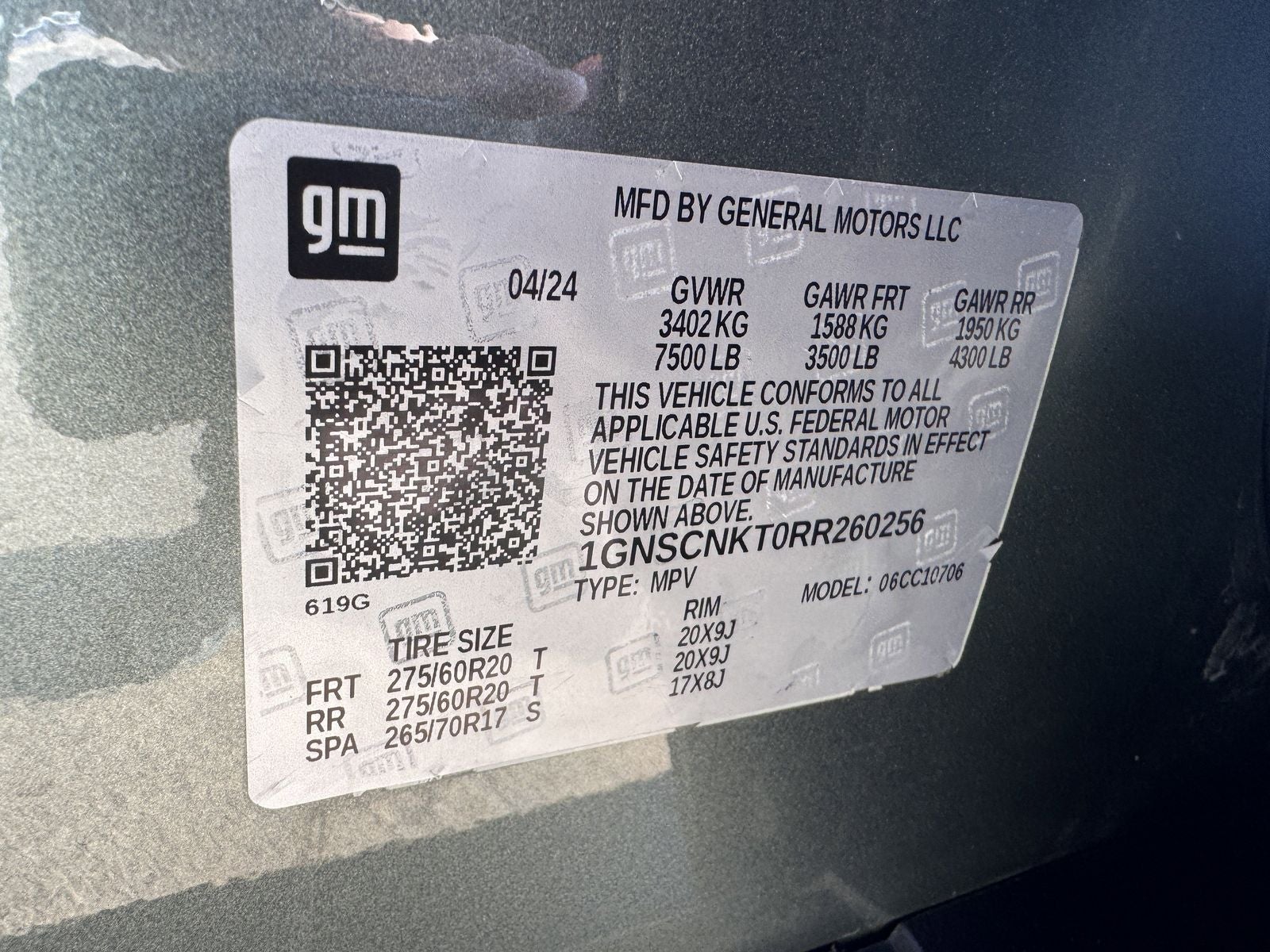 2024 Chevrolet Tahoe LT