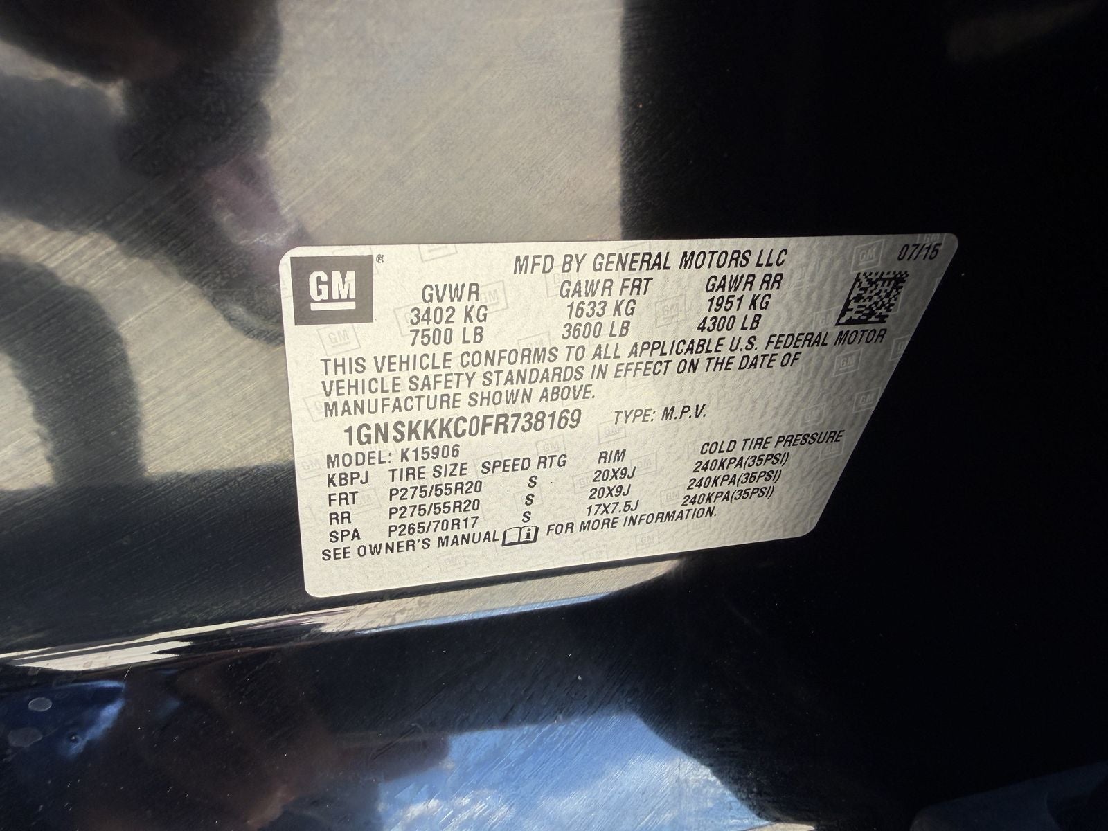 2015 Chevrolet Suburban LTZ