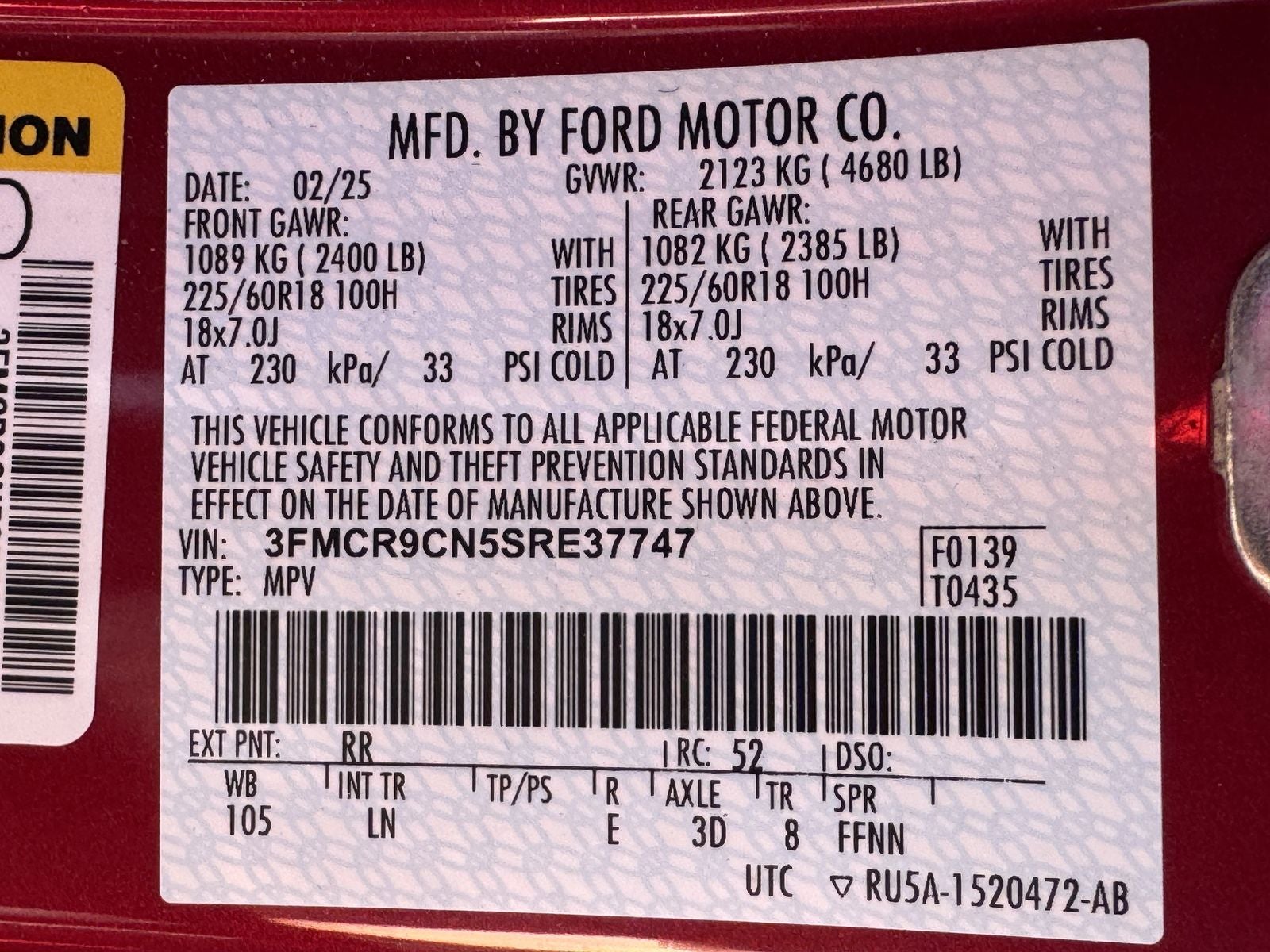 2025 Ford Bronco Sport Outer Banks