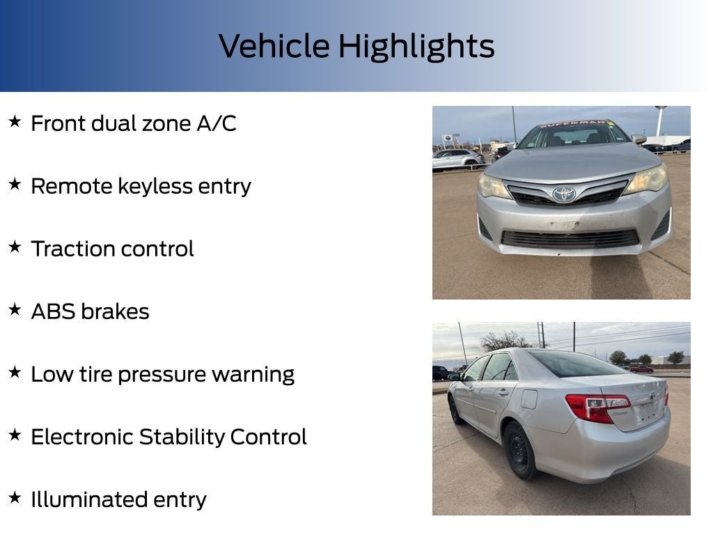 2013 Toyota Camry Hybrid LE