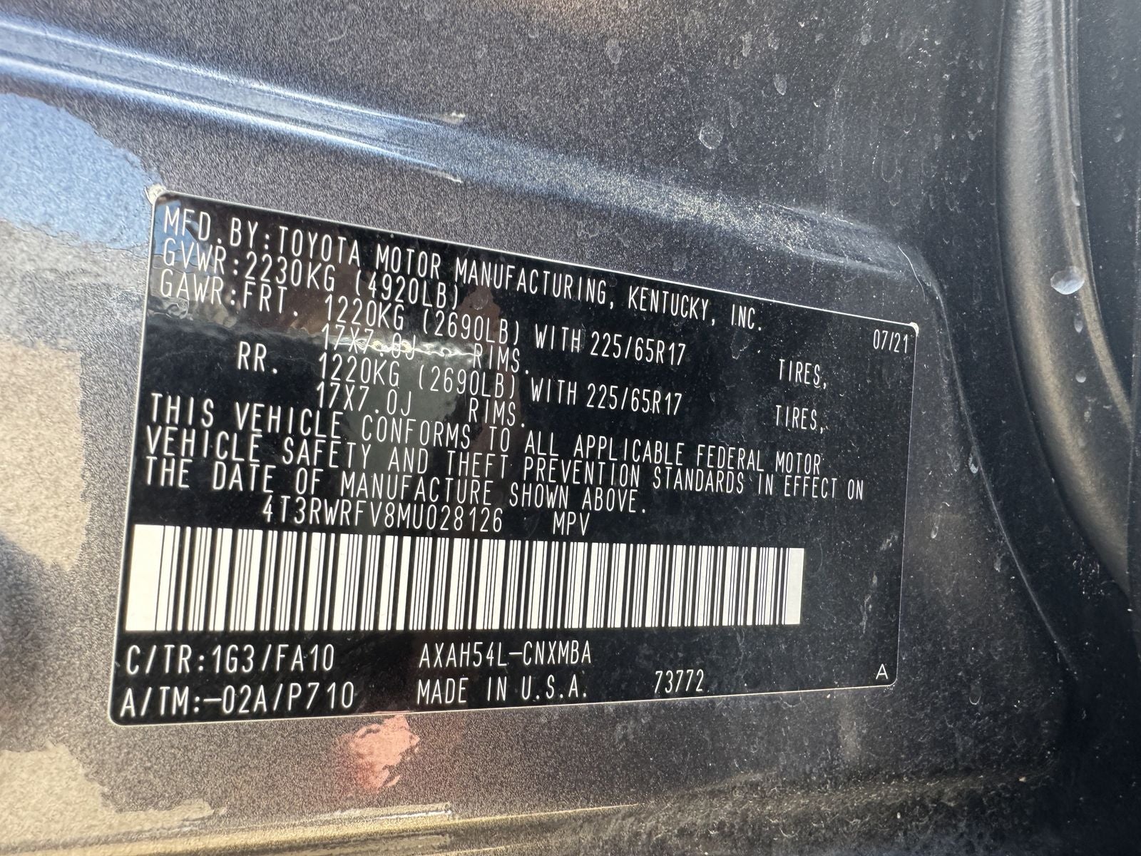 2021 Toyota RAV4 Hybrid XLE